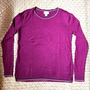 Old Navy Burgundy Winter Wine Pullover Crew Neck Sweater XS
